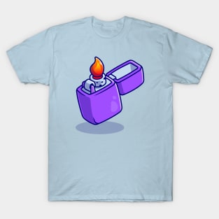 Gas Lighter Cartoon T-Shirt